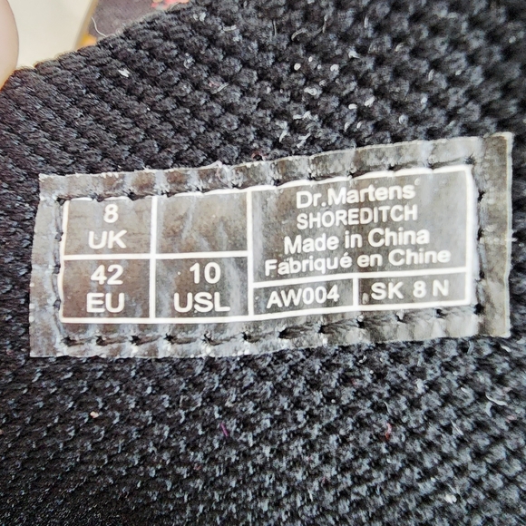 DR. MARTENS VICTORIAN FLORAL PATTERN LACE UP ANKLE BOOTS SIZE 10 - Picture 10 of 16